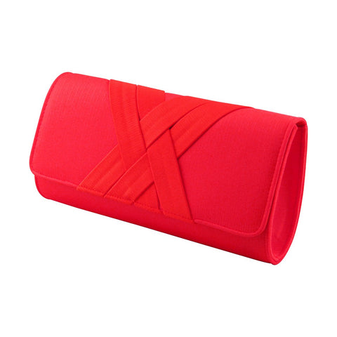 Stylish Ladies Clutch Bag Party Bag Evening Bag - 6002 Red
