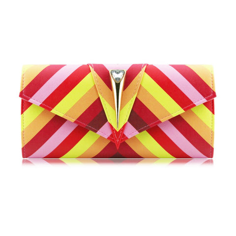 Stylish Multi-Colour Bag Clutch Bag Party Bag Evening Bag - SOU-W1 Pink